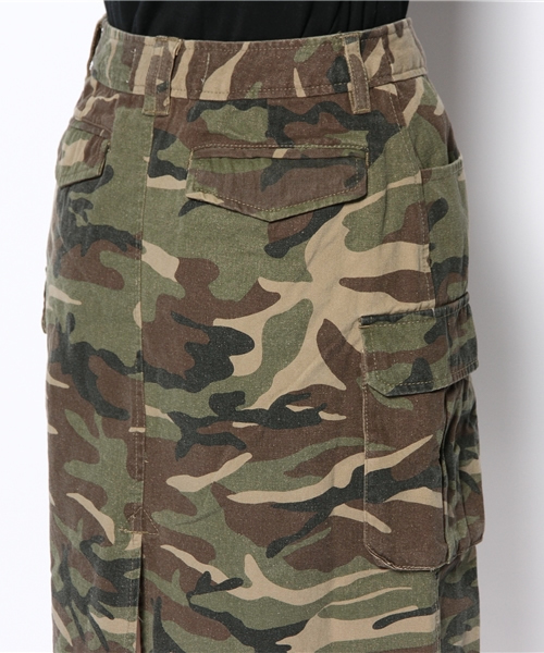 Ray BEAMS（レイビームス）の「Ray BEAMS / カモフラ カーゴ タイトスカート（スカート・レディース・オリーブ・0/1）」の5枚目の写真