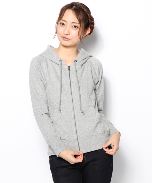 JILL by JILL STUART（ジルバイジルスチュアート）の「ＺＩＰパーカー（パーカー・レディース・グレー/ブラック/ホワイト・MEDIUM/SMALL）」の3枚目の写真