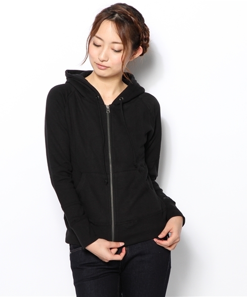 JILL by JILL STUART（ジルバイジルスチュアート）の「ＺＩＰパーカー（パーカー・レディース・グレー/ブラック/ホワイト・MEDIUM/SMALL）」の2枚目の写真