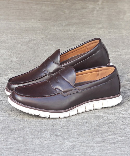 Dedes（デデス）の「Dedes/ スニーカーソールコインローファー(5258)（ローファー・メンズ・ブラック/ダークブラウン/ブラック系その他/キャメル・44/40/41/42/43）」の3枚目の写真