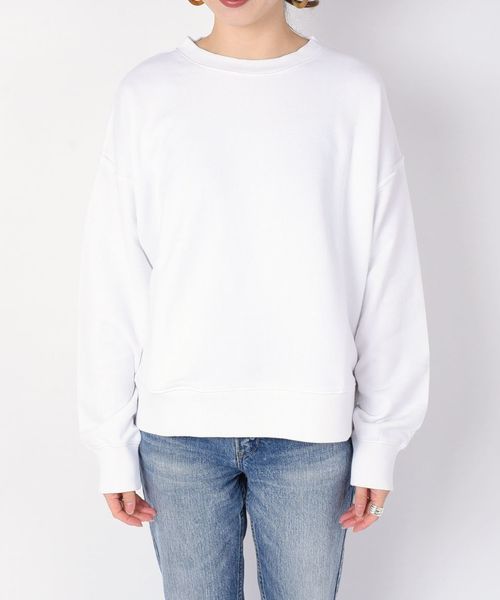 SHIPS（シップス）の「81BRANCA スウェットプルオーバー◇（スウェット・レディース・ネイビー/オフホワイト/ライトグリーン・ONE SIZE）」の7枚目の写真