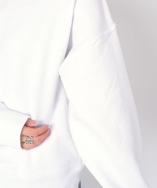 SHIPS（シップス）の「81BRANCA スウェットプルオーバー◇（スウェット・レディース・ネイビー/オフホワイト/ライトグリーン・ONE SIZE）」の13枚目の写真