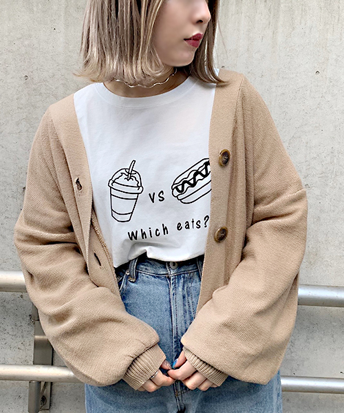 apres jour(アプレジュール)の「袖ボリュームプリントロンT【ZOZOTOWN限定アイテム】(Tシャツ/カットソー・レディース・ベージュ/オフホワイト/サックスブルー/その他・フリー)」の5枚目の写真