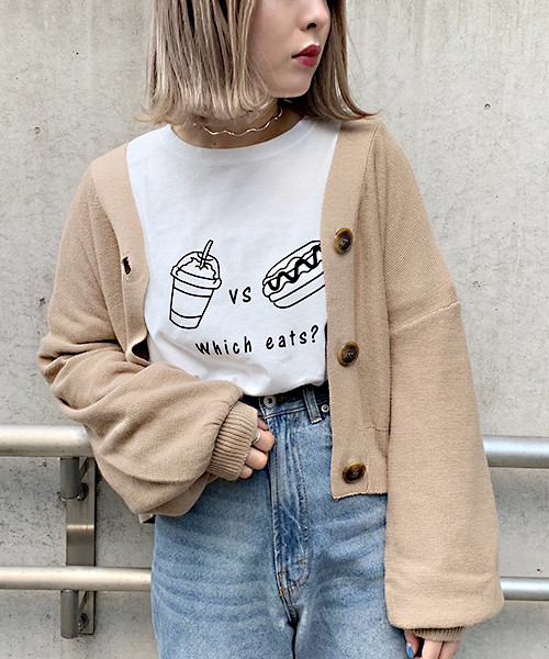 apres jour(アプレジュール)の「袖ボリュームプリントロンT【ZOZOTOWN限定アイテム】(Tシャツ/カットソー・レディース・ベージュ/オフホワイト/サックスブルー/その他・フリー)」の7枚目の写真