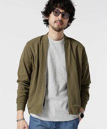 NANO universe | マイクロワッフルＺＩＰカットカーディガン(ブルゾン)