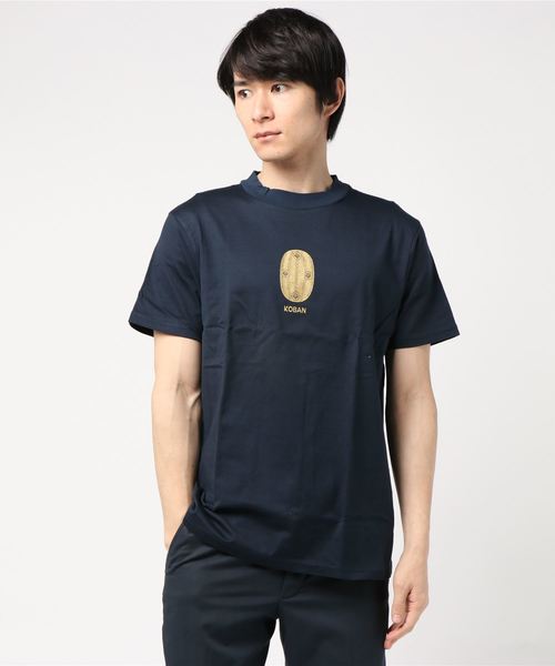 L&HARMONY(エルアンドハーモニー)の「<L&HARMONY / エルアンドハーモニー>ハイクルーネックプリントTシャツ"KOBAN"(Tシャツ/カットソー・メンズ・ホワイト/ネイビー/グレー・MEDIUM/LARGE)」の14枚目の写真