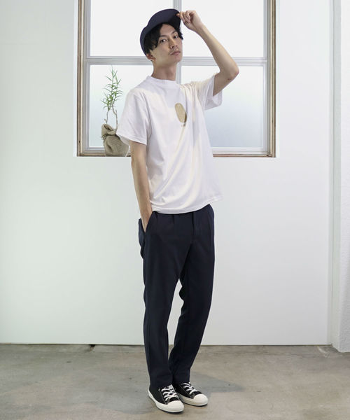 L&HARMONY(エルアンドハーモニー)の「<L&HARMONY / エルアンドハーモニー>ハイクルーネックプリントTシャツ"KOBAN"(Tシャツ/カットソー・メンズ・ホワイト/ネイビー/グレー・MEDIUM/LARGE)」の13枚目の写真
