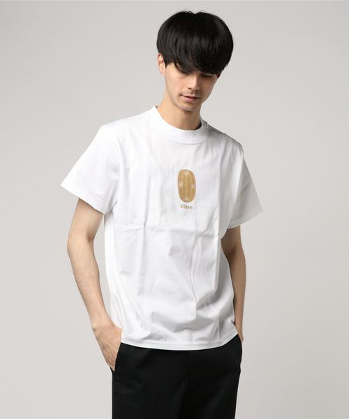 L&HARMONY(エルアンドハーモニー)の「<L&HARMONY / エルアンドハーモニー>ハイクルーネックプリントTシャツ"KOBAN"(Tシャツ/カットソー・メンズ・ホワイト/ネイビー/グレー・MEDIUM/LARGE)」の6枚目の写真