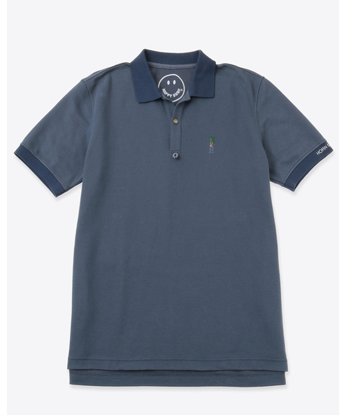 HORN GARMENT（ホーンガーメント）の「PALAMA POLO | MEN and WOMEN（ポロシャツ・メンズ・ホワイト/ブラック/ネイビー/オレンジ・X-LARGE/LARGE/MEDIUM/WM）」の2枚目の写真