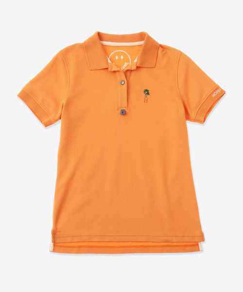 HORN GARMENT（ホーンガーメント）の「PALAMA POLO | MEN and WOMEN（ポロシャツ・メンズ・ホワイト/ブラック/ネイビー/オレンジ・X-LARGE/LARGE/MEDIUM/WM）」の4枚目の写真