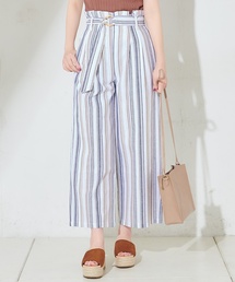 natural couture | ウッド調丸カンベルトワイドパンツ(その他パンツ)