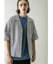 MONKEY TIME | ＜monkey time＞ OX STRIPE CROPPED OPEN SHIRT/クロップドシャツ(シャツ/ブラウス)