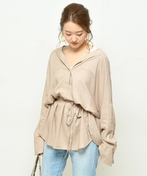 DouDou | ウエストベルトシャツ(シャツ/ブラウス)