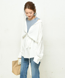 DouDou | ウエストベルトシャツ(シャツ/ブラウス)