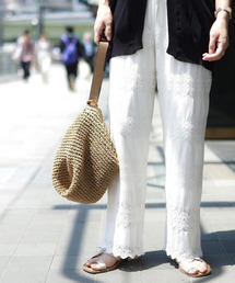 ADAM ET ROPE' | 透かし編みレースパンツ(その他パンツ)