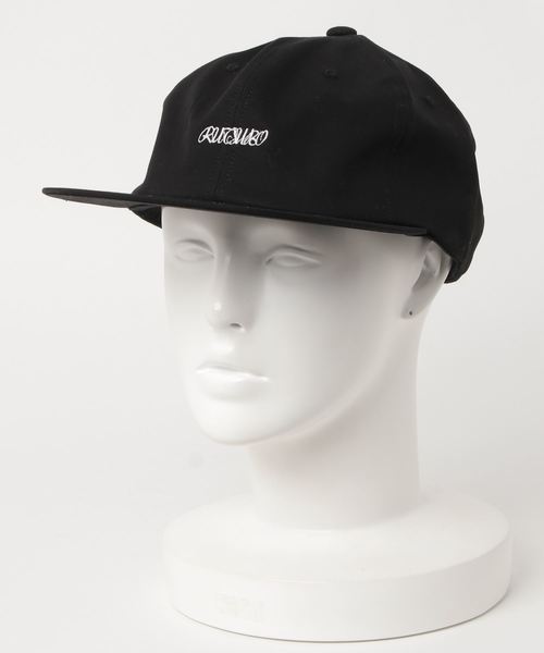 坩堝(ルツボ)の「【坩堝】SCRIPT CORDURA TWILL 6PANEL CAP(キャップ)」|ブラック