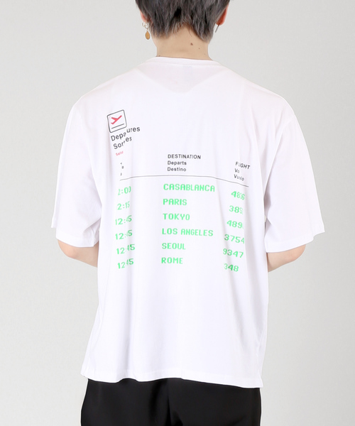 DING(ディング)の「DING/ターミナルTシャツ(Tシャツ/カットソー)」|ホワイト
