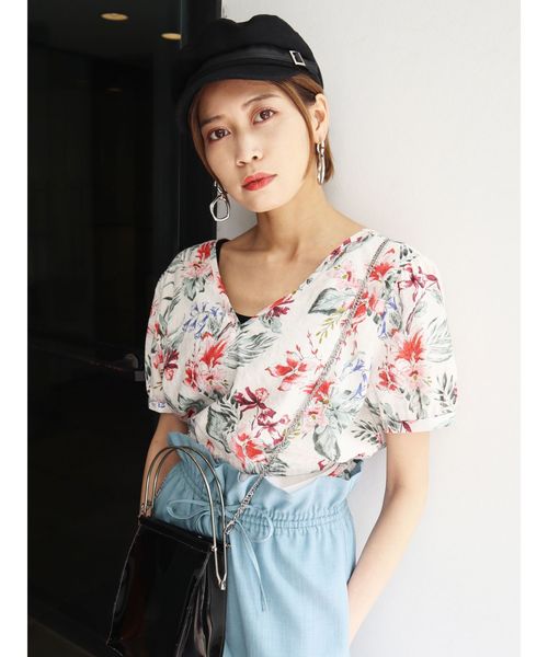 EMODA(エモダ)の「デニムライクストリングパンツ(その他パンツ・レディース・ライトブルー/ブラック/ブラウン・SMALL/MEDIUM)」の5枚目の写真