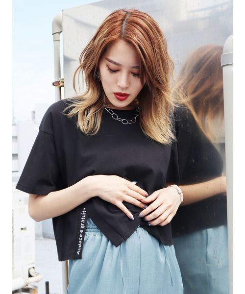 EMODA(エモダ)の「デニムライクストリングパンツ(その他パンツ・レディース・ライトブルー/ブラック/ブラウン・SMALL/MEDIUM)」の10枚目の写真