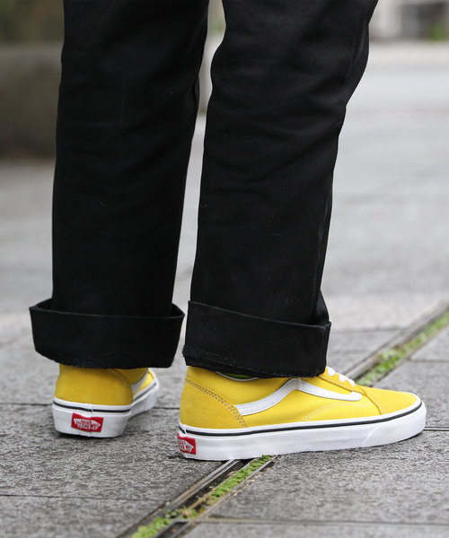 VANS（バンズ）の「オールドスクール OLD SKOOL VN0A4BV5FSX（スニーカー・レディース・イエロー・23.5cm/24cm/28cm/27.5cm/27cm/26.5cm/26cm/24.5cm/23cm）」の5枚目の写真