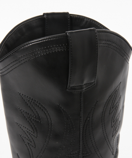 LOWRYS FARM（ローリーズファーム）の「ウエスタンブーツ　851960（ブーツ・レディース・ブラック/ブラウン・MEDIUM/LARGE）」の8枚目の写真