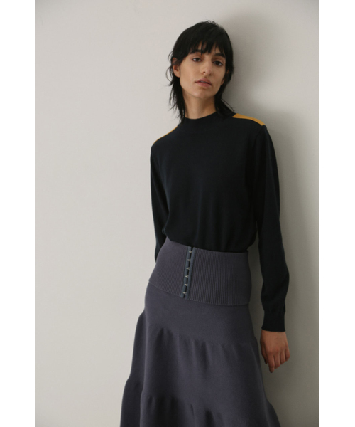 リムアーク Bi color rib knit 36