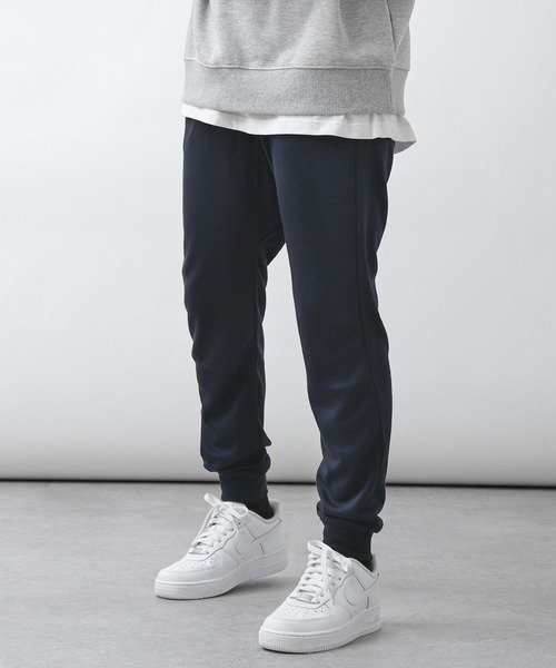 ZIP FIVE（ジップファイブ）の「【ZIP FIVE】ストレッチジョガーラインジャージパンツ（その他パンツ・レディース・ブラック/ネイビー/グレー/カーキ/ブラック×ホワイト/ブラック×ブラック/ブラック×グリーン/チャコール/ブラック×ブルー/ブラック系・SMALL/MEDIUM/LARGE/X-LARGE）」の10枚目の写真