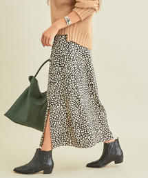 BEAUTY&YOUTH UNITED ARROWS | BY∴ レオパードプリントマキシ丈スカート(スカート)