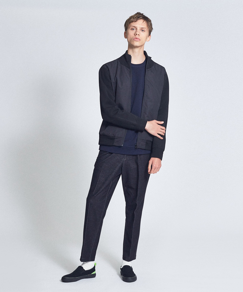 ABAHOUSE（アバハウス）の「コンビトラックブルゾン（ブルゾン・メンズ・ブラック/ベージュ・44/46/48）」の6枚目の写真