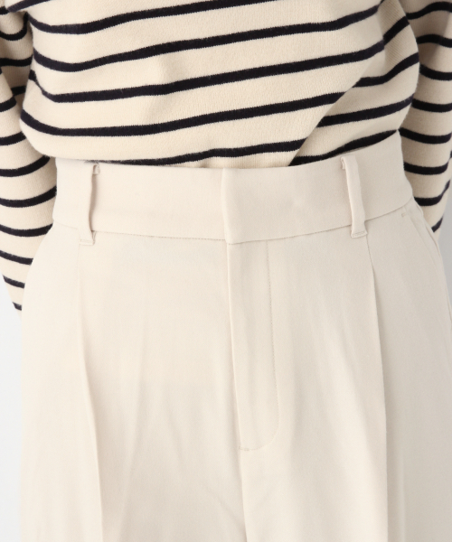 GLOBAL WORK（グローバルワーク）の「あったか美(うつく)シルエットワイドパンツ/849654（その他パンツ・レディース・オフホワイト/チャコールグレー/ネイビー/ベージュ・SMALL/LARGE/MEDIUM/X-LARGE/XX-LARGE）」の18枚目の写真