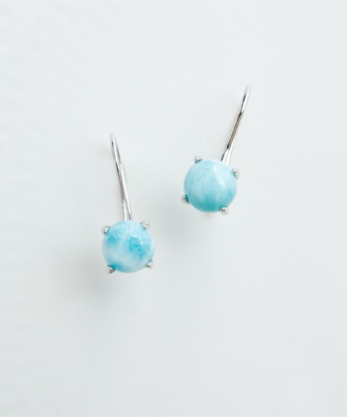 tone(トーン)の「【Meach.】Silver925/K18GP天然石のシンプルフックピアス(ピアス(両耳用)・レディース・その他1/その他2/その他3/その他4/その他5/その他6/その他7/その他8/その他9/その他10/その他11/その他12/その他13/その他14/その他15/その他16/その他17/その他18/その他19/その他20/その他21/その他22/その他23/その他24/その他25/その他26/その他27/その他28/その他29/その他30/その他31/その他32/その他33/その他34/A/B/C/D/E/F/G/H/I/J/K/L・FREE)」の4枚目の写真