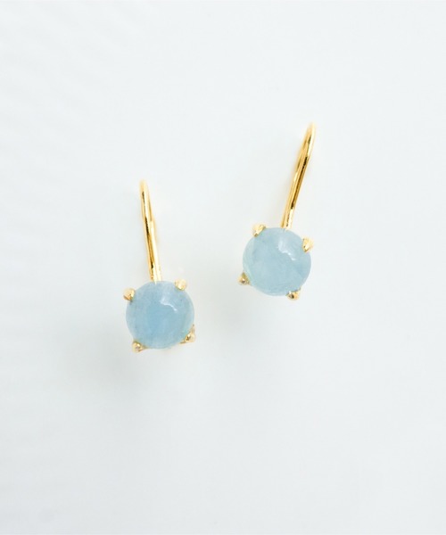 tone(トーン)の「【Meach.】Silver925/K18GP天然石のシンプルフックピアス(ピアス(両耳用)・レディース・その他1/その他2/その他3/その他4/その他5/その他6/その他7/その他8/その他9/その他10/その他11/その他12/その他13/その他14/その他15/その他16/その他17/その他18/その他19/その他20/その他21/その他22/その他23/その他24/その他25/その他26/その他27/その他28/その他29/その他30/その他31/その他32/その他33/その他34/A/B/C/D/E/F/G/H/I/J/K/L・FREE)」の5枚目の写真