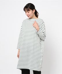 SIDE BUTTON TUNIC DRESS