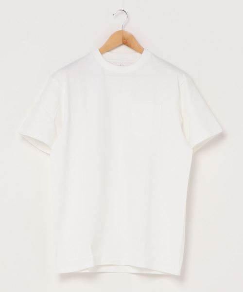 ANATOMICA(アナトミカ)の「ANATOMICA / ポケット Tシャツ<MEN>(Tシャツ/カットソー・メンズ・オフホワイト/ネイビー/ブラック・MEDIUM/LARGE)」の2枚目の写真