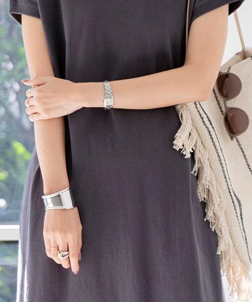 coen（コーエン）の「【WEB限定】メタルワイドバングル（バングル/リストバンド・レディース・ゴールド/シルバー・FREE）」の3枚目の写真