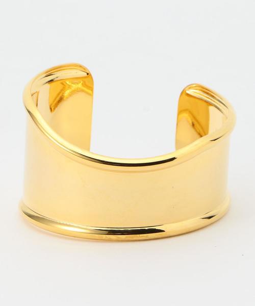 coen（コーエン）の「【WEB限定】メタルワイドバングル（バングル/リストバンド・レディース・ゴールド/シルバー・FREE）」の4枚目の写真