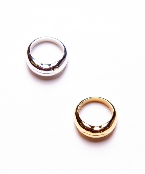 Ayler(アイラー)の「Ayler アイラー / RING ニュアンライン太リング(リング・レディース・シルバー/ゴールド・11号/13号)」の9枚目の写真