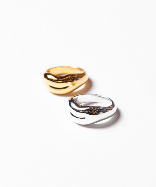 Ayler(アイラー)の「Ayler アイラー / RING ニュアンライン太リング(リング・レディース・シルバー/ゴールド・11号/13号)」の4枚目の写真