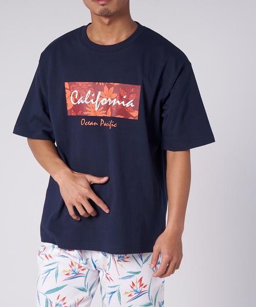 Ocean Pacific(オーシャンパシフィック)の「【OP/オーピー】ボックスロゴTシャツ / 半袖 ユニセックス(Tシャツ/カットソー・メンズ・ホワイト/ネイビー/エメラルド・MEDIUM/LARGE/X-LARGE)」の7枚目の写真