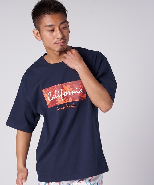 Ocean Pacific(オーシャンパシフィック)の「【OP/オーピー】ボックスロゴTシャツ / 半袖 ユニセックス(Tシャツ/カットソー・メンズ・ホワイト/ネイビー/エメラルド・MEDIUM/LARGE/X-LARGE)」の9枚目の写真