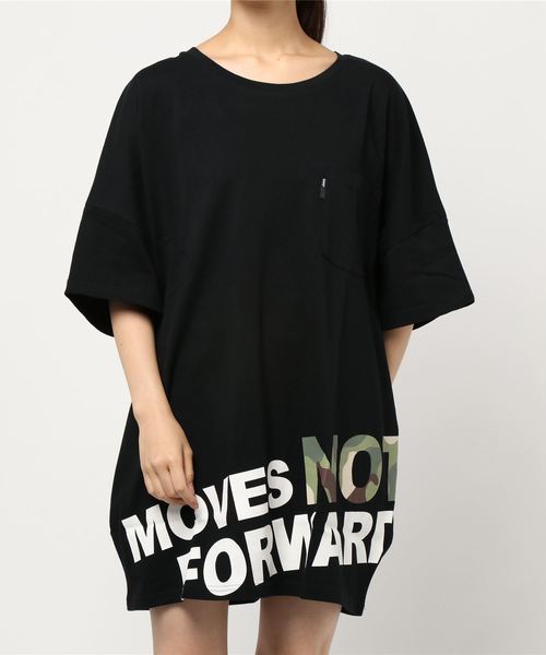 one way（ワンウェイ）の「MOVESNOTTワンピ（ワンピース・レディース・ホワイト/ベージュ/ブラック/ライトブルー/ブラック系その他/カーキ・FREE）」の3枚目の写真