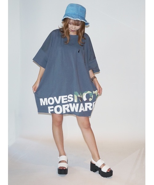 one way（ワンウェイ）の「MOVESNOTTワンピ（ワンピース・レディース・ホワイト/ベージュ/ブラック/ライトブルー/ブラック系その他/カーキ・FREE）」の6枚目の写真