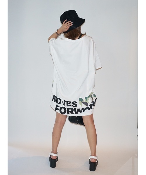 one way（ワンウェイ）の「MOVESNOTTワンピ（ワンピース・レディース・ホワイト/ベージュ/ブラック/ライトブルー/ブラック系その他/カーキ・FREE）」の9枚目の写真