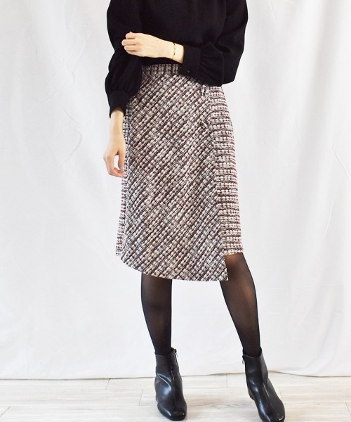ツイード調ラップ風スカート スカート Ranan ラナン のファッション通販 Zozotown