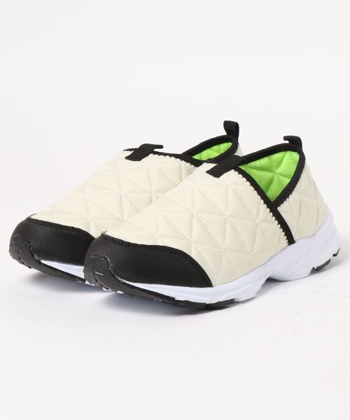 STYLEBLOCK(スタイルブロック)の「撥水キルティングホワイトソール2WAYシューズ(スニーカー・メンズ・カーキ/ベージュ/ブラック・25.0cm/25.5cm/26.5cm/26.0cm/27.0cm/28.0cm)」の1枚目の写真