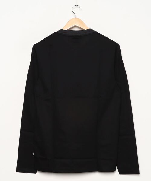 BOSS(ボス)の「スリムフィットTシャツ コットン 織り柄入りカラー(Tシャツ/カットソー・メンズ・ブラック・S/L/M/XL)」の2枚目の写真