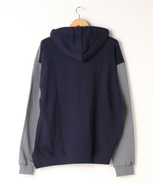 DING（ディング）の「DING/アシンメトリーバイカラーパーカー（パーカー・レディース・ベージュ/グレー・FREE）」の16枚目の写真