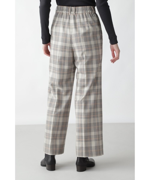 human woman（ヒューマンウーマン）の「先染めチェックパンツ（その他パンツ・レディース・チャコールグレー・MEDIUM/SMALL）」の5枚目の写真