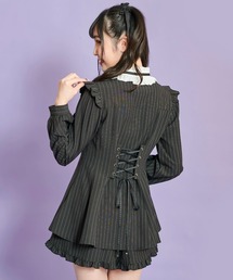 シークレットハニー ストライプラッフルセットアップ Secret Honey（シークレットハニー）の「ストライプラッフル