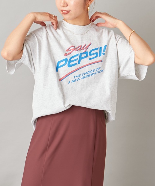 Omekashi(オメカシ)の「PEPSI Tシャツ(Tシャツ/カットソー・レディース・ライトグレー・FREE)」の9枚目の写真